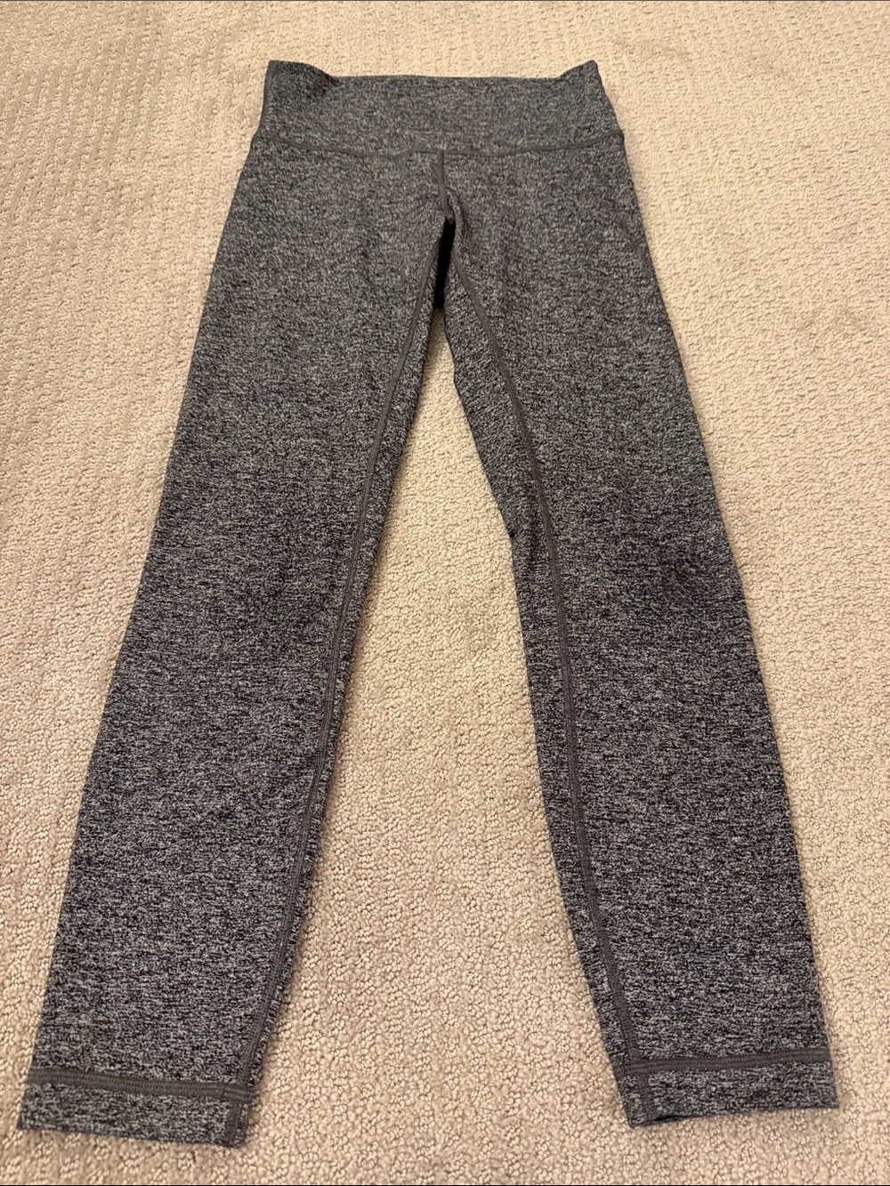 lululemon athletica Heathered Charcoal Gray Leggings